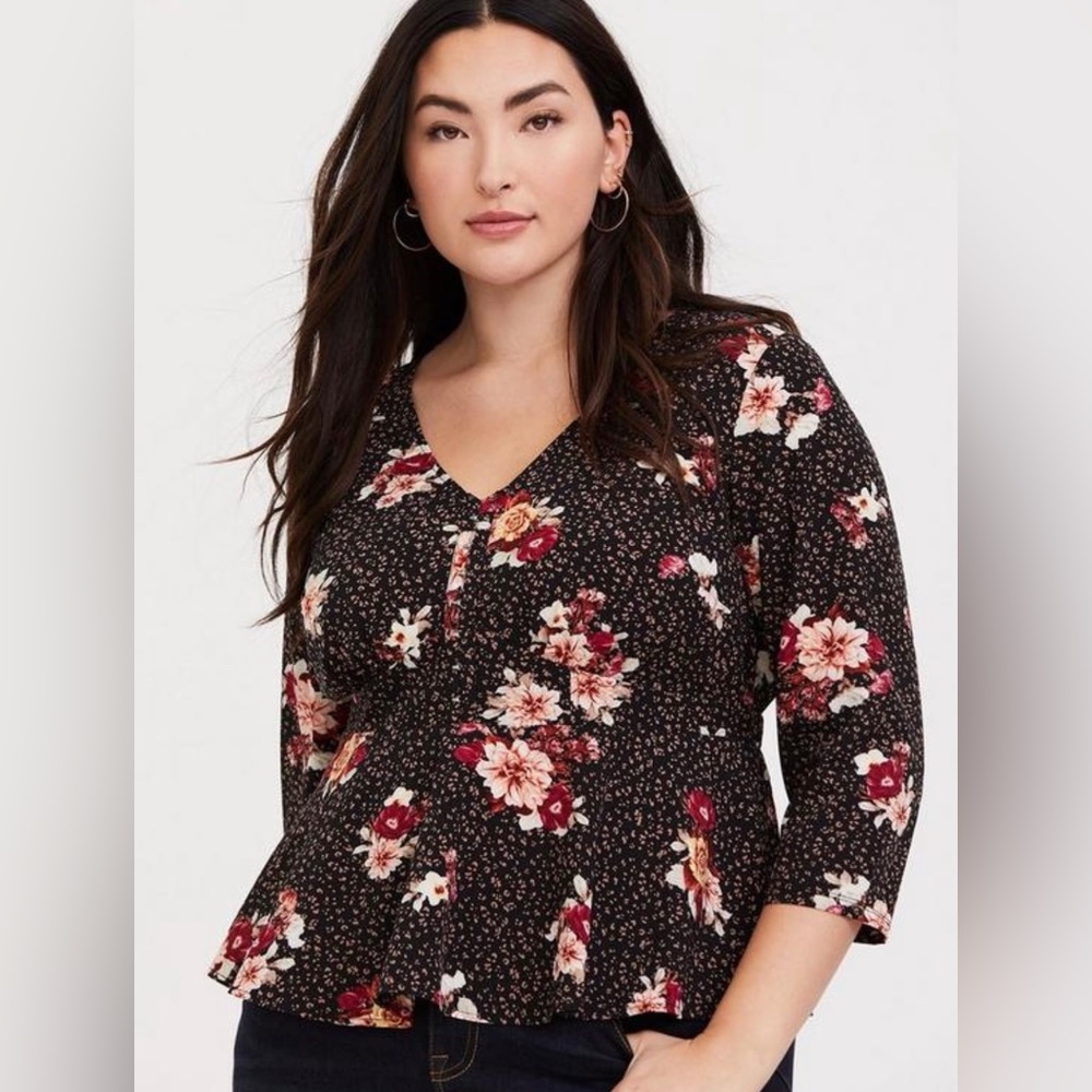 Torrid peplum chablis corset top Size 2 / 2X / 18-20